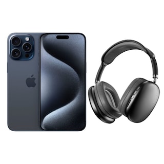 Foto 1 | Foto 1 | Iphone 15 Pro Max 256gb Azul Chip Reacondicionado + Diadema Genérica