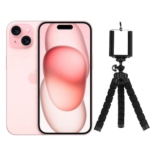 Foto 1 | Foto 1 | Iphone 15 Plus 128gb Rosa E-sim Reacondicionado + Tripode
