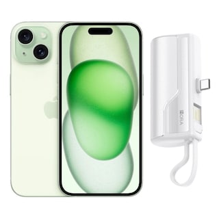 Foto 1 | Foto 1 | Iphone 15 Plus 128gb Verde E-sim Reacondicionado + Mini Power Bank