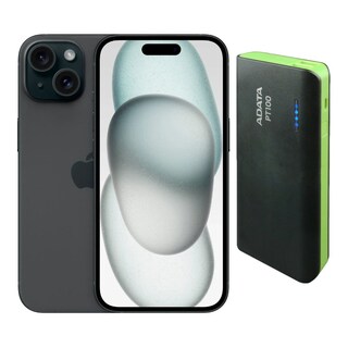 Foto 1 | Foto 1 | Iphone 15 Plus 128gb Negro Chip Reacondicionado + Power Bank 10,000mah