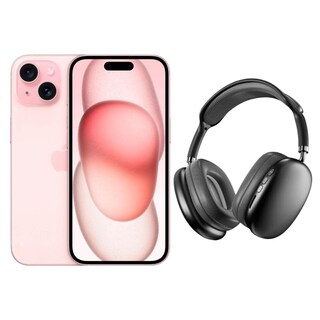 Foto 1 | Foto 1 | Iphone 15 Plus 128gb Rosa Chip Reacondicionado + Diadema Genérica