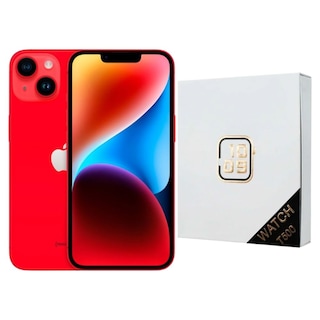 Foto 1 | Foto 1 | Iphone 14 Plus 128gb Rojo Chip Reacondicionado + Reloj Genérico