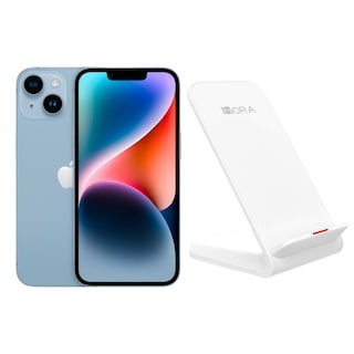 Foto 1 | Foto 1 | Iphone 14 Plus 128gb Azul Chip Reacondicionado + Base Cargador