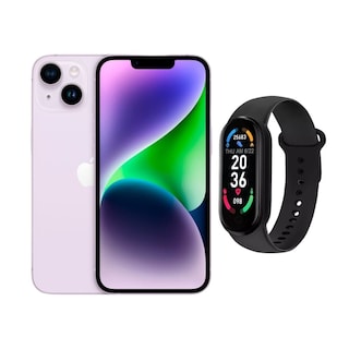 Foto 1 | Foto 1 | Iphone 14 Plus 128gb Morado Chip Reacondicionado + Brasalete Genérico