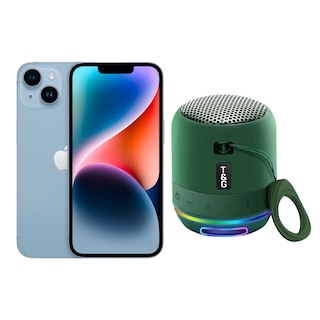 Foto 1 | Foto 1 | Iphone 14 Plus 128gb Azul E-sim Reacondicionado + Mini Bocina