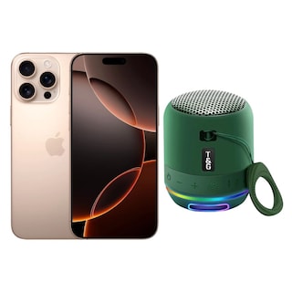 Foto 1 | Foto 1 | Iphone 16 Pro Max 256gb Desierto E-sim Reacondicionado Más Mini Bocina