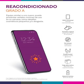 Foto 7 | Foto 7 | iPhone 14 128 GB Púrpura eSIM Reacondicionado