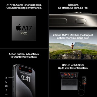 Foto 6 | Foto 6 | iPhone 15 Pro Max Liberado 512 GB Negro Titanio Reacondicionado - Venta Internacional