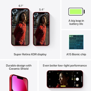 Foto 5 | Foto 5 | iPhone 13 Liberado 512 GB Rojo Reacondicionado - Venta Internacional