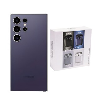 Foto 1 | Foto 1 | Galaxy S24 Ultra 256gb Morado Reacondicionado Más Audífonos Genéricos