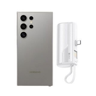 Foto 1 | Foto 1 | Galaxy S24 Ultra 256gb Gris Reacondicionado Más Mini Power Bank