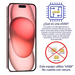 Foto 3 | Foto 3 | Celular Apple Iphone 15 Plus 128gb Rosa Esim (reacondicionado)