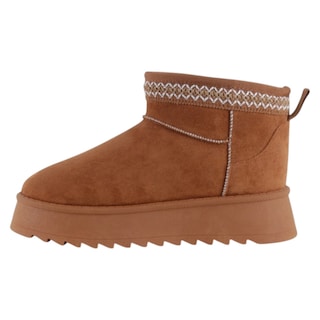 Foto 3 | Foto 3 | Botas Casuales Exterior Gamuza Color Café Para Mujer De Rbbasics