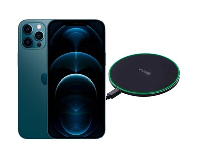 Foto 1 | Foto 1 | Celular Apple iPhone 12 Pro Reacondicionado 128gb color Azul más Cargador Genérico