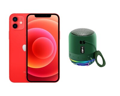 Foto 1 | Foto 1 | Celular Apple iPhone 12 64gb color Rojo Reacondicionado + Bocina Bluetooth