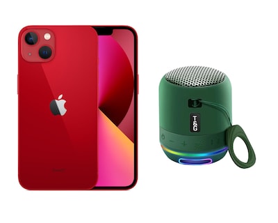 Foto 1 | Foto 1 | Iphone 13 128gb color Rojo más Mini Bocina Reacondicionado