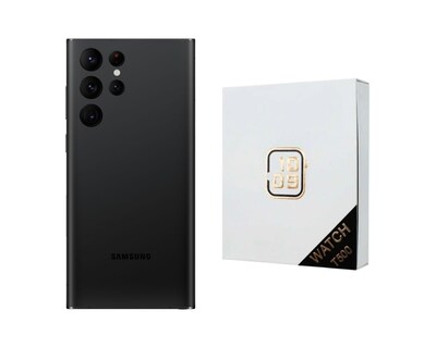 Foto 1 | Foto 1 | Celular Galaxy S22 Ultra Reacondicionado 128gb color Negro Más Reloj Genérico