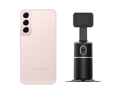 Foto 1 | Foto 1 | Celular Samsung S22 128gb Color Rosa Reacondicionado + Estabilizador