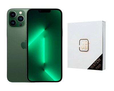 Foto 1 | Foto 1 | Celular Apple iPhone 13 Pro color Verde 256 GB Reacondicionado más Reloj Genérico