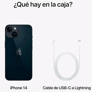 Foto 2 | Foto 2 | Celular Apple iPhone 14 Plus 128gb 6.7 Oled Super Retina XDR 12mp Dual Sim color Negro Reacondicionado