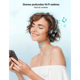 Foto 2 | Foto 2 | Audifonos de Diadema Bluetooth  Negros