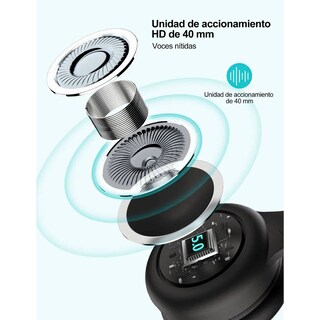 Foto 3 | Foto 3 | Audifonos de Diadema Bluetooth  Negros