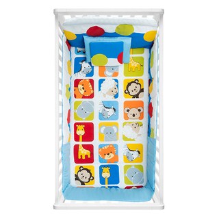 Foto 1 | Foto 1 | Edredón para Cuna Chiqui Mundo Baby Jungle color Azul 6 Piezas