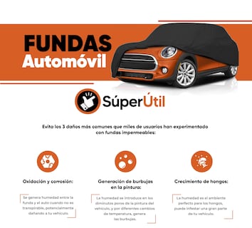 Foto 3 | Foto 3 | Funda para Auto Super Útil Hatchback C1 color Negro Transpirable