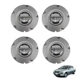 Juego De 4 Tapones De Rueda Para Auto Nissan Platina 2002-2011 Original