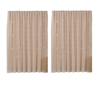 Foto 1 | Foto 1 | Cortinas Malubero 1.25 x 2.1 m color Beige 2 Piezas