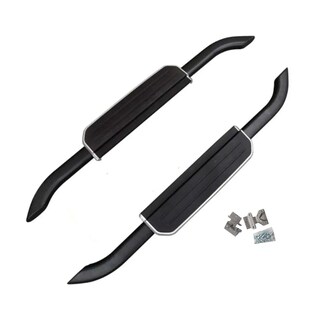 Foto 1 | Foto 1 | Estribos De Aluminio Laterales 2 Puertas Compatible Con Defender 90 2022-2023 | Dunari Powersports | A1713 | Color Negro Cromo