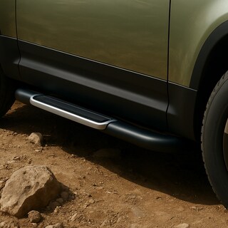 Foto 3 | Foto 3 | Estribos De Aluminio Laterales 2 Puertas Compatible Con Defender 90 2022-2023 | Dunari Powersports | A1713 | Color Negro Cromo