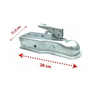 Foto 4 | Foto 4 | Language Jalón Para Bola Remolque Lengueta, Acoplador Para Bola Eo Safe Imports Esi-13908-1 Plata