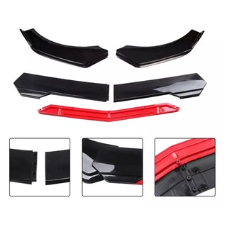 Foto 3 | Foto 3 | Lip Delantero Filofacia Splitter Auto Universal Eo Safe Imports Esi-13476 Rojo 5 Piezas