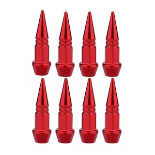 Foto 1 | Foto 1 | Tapones Llantas Aluminio Válvula Para Auto Moto Bici  8 Pzs Eo Safe Imports Esi-17870 Rojo