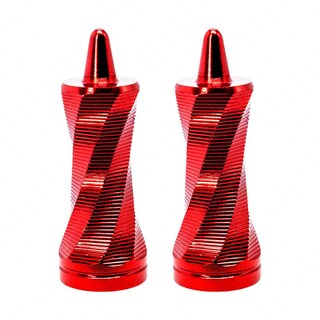 Foto 1 | Foto 1 | Tapón De Válvula Decorativo Para Moto Rasen, Diseño Espiral Aluminio