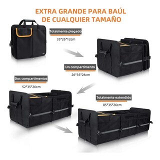 Foto 3 | Foto 3 | Organizador Térmico Hielero P/maletero Cajuela Auto Plegable Eo Safe Imports Esi-18667 Negro