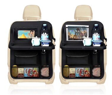 Foto 1 | Foto 1 | Organizador Para Asiento Trasero Auto Coche Mesa Bolsa 2 Pzs