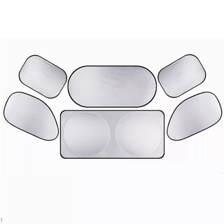 Foto 1 | Foto 1 | Parasoles Set de Ventanillas y Parabrisas para Coche Eo Safe Imports Esi-9032 Multicolor 6 Piezas