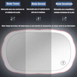Foto 2 | Foto 2 | Espejo de Maquillaje De Visera Coche Con 3 Modos Luz Led Eo Safe Imports Esi-11762 Blanco