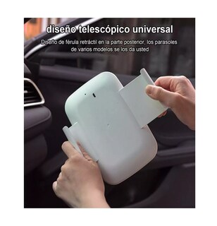 Foto 6 | Foto 6 | Espejo De Maquillaje De Visera De Coche Con 3 Modos Luz Led Blanco