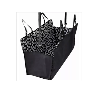 Foto 5 | Foto 5 | Funda Impermeable para Asiento de Auto de Mascota Negro con Huellas Blancas