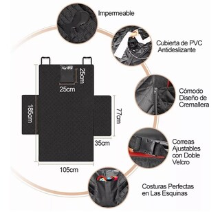 Foto 3 | Foto 3 | Funda Impermeable de Auto Eo Safe Imports Esi-13550 para Mascotas
