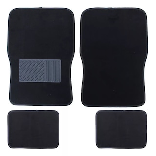 Foto 1 | Foto 1 | Tapete Automotriz Flocado Pvc Universal Antideslizante Eo Safe Imports Esi-7492 color Negro 4 Piezas