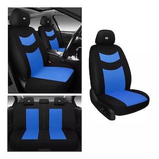 Foto 2 | Foto 2 | Fundas De Poliéster Para 5 Asientos Safe Imports Esi-9502-1 Azul