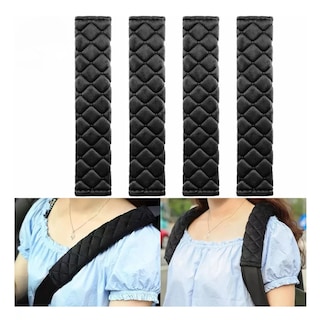 Foto 2 | Foto 2 | Almohadillas para Cinturón de Seguridad de Automóvil Eo Safe Imports Eo-9972 Negro Set 4 PZAS