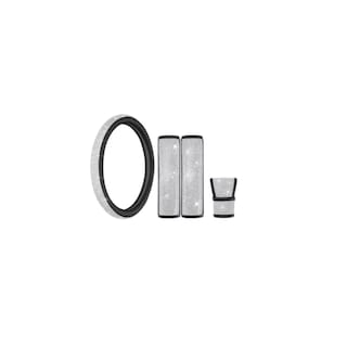 Foto 1 | Foto 1 | Accesorios Para Coche Para Mujer Funda Volante Diamante (4 Pcs)