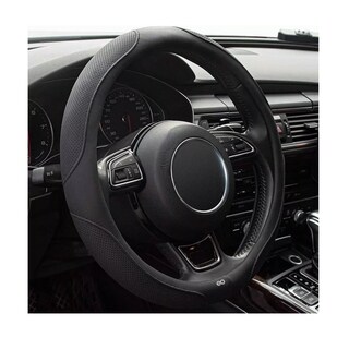 Foto 2 | Foto 2 | Funda Protectora Antideslizantes Volante Cuero Microfibra Eo Safe Imports Esi-13811-1 Negro