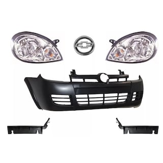 Foto 1 | Foto 1 | Kit Chevy C2 04 A 08 Fascia Faros Emblema Y Guías De Fascia