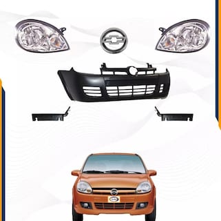 Foto 2 | Foto 2 | Kit Chevy C2 04 A 08 Fascia Faros Emblema Y Guías De Fascia